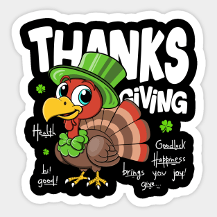 Thanksgiving Turkey Cute Sticker